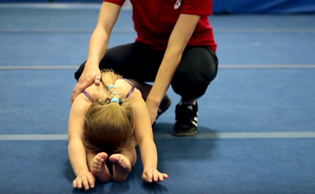 Stretching for Beginner Gymnasts : Beginning Gymnastics